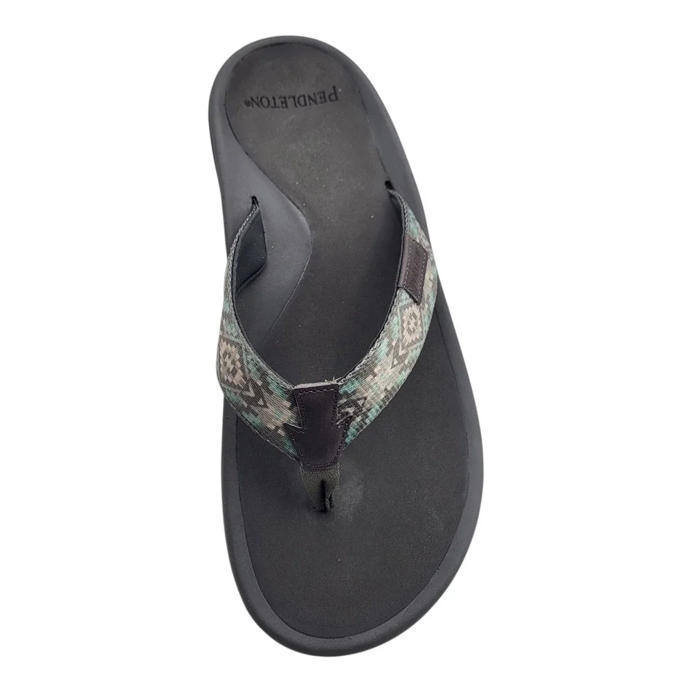 Pendleton Men's Carico Pattern Flip Flops Sandals Casual Comfort Slides